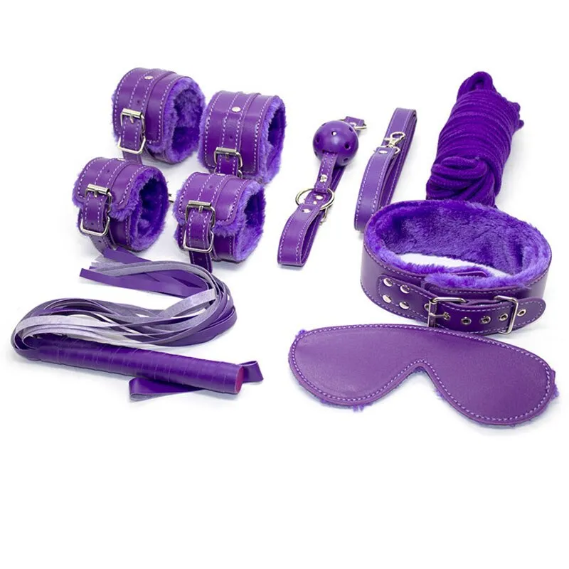 7pcs/Set Slave Plush BDSM Bondage Game