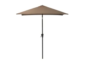 9ft Square Brown Patio Umbrella