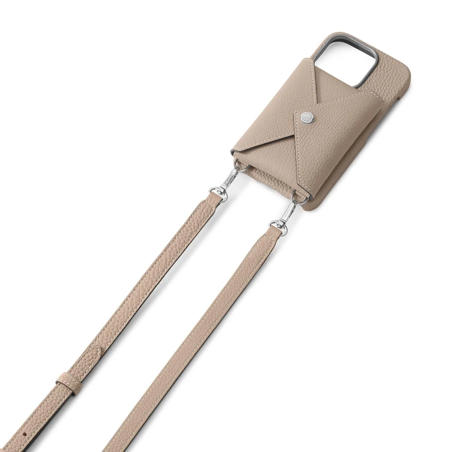 Adjustable Shoulder Strap with Silver hardware