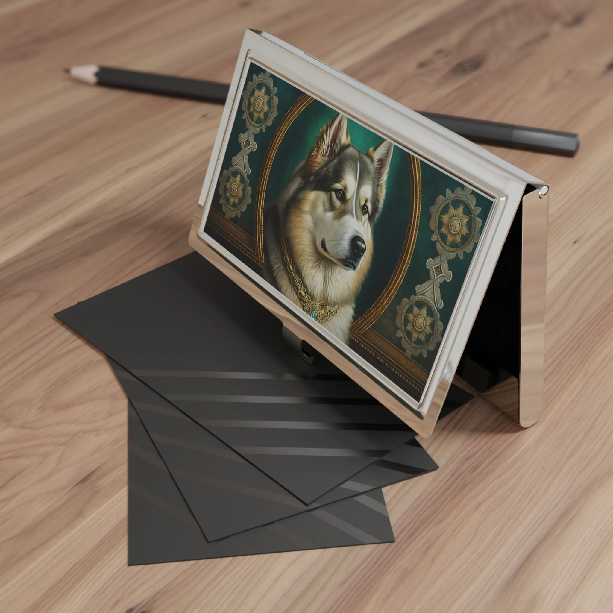 Alaskan Malamute Business Card Holder