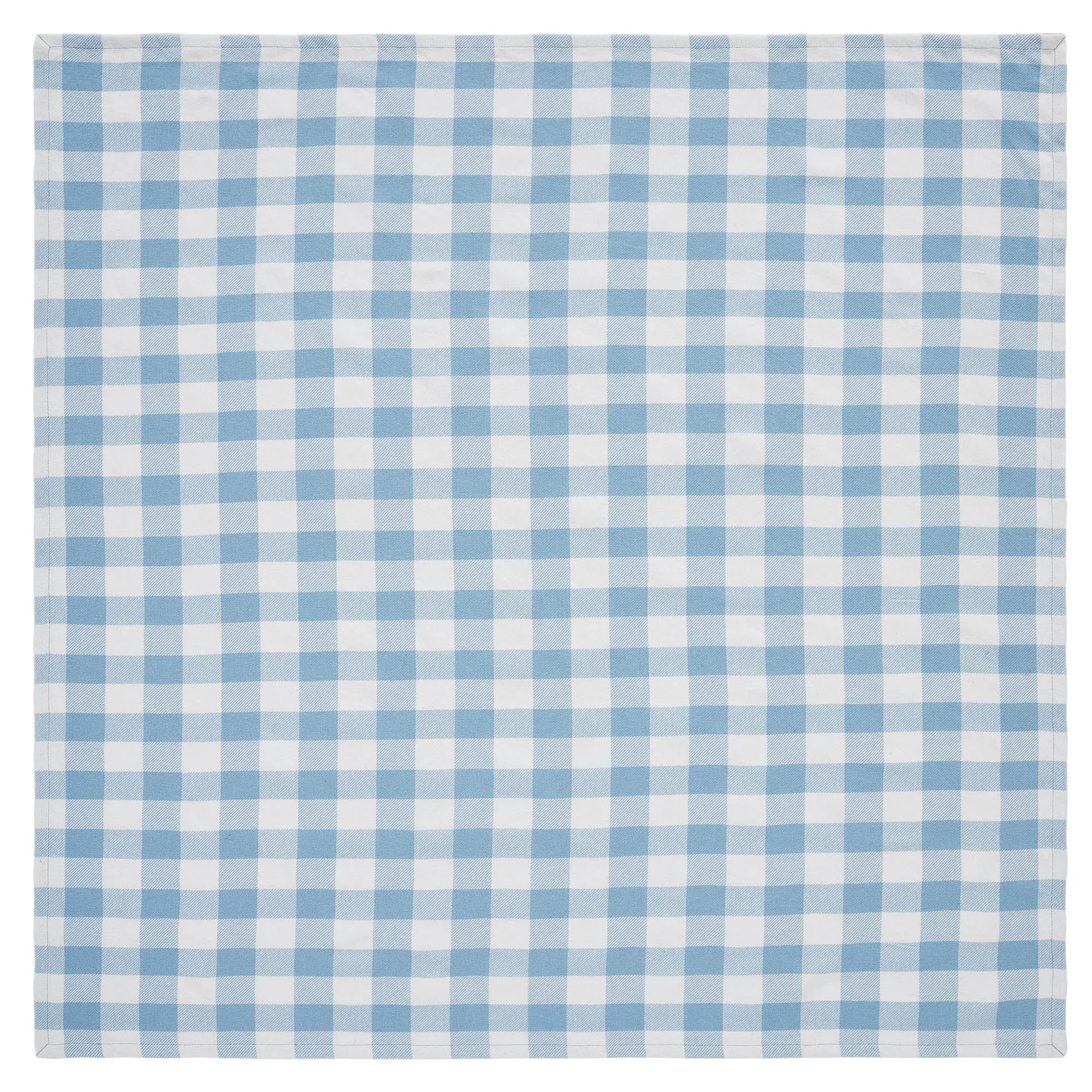 Annie Buffalo Check Blue Table Topper 40x40