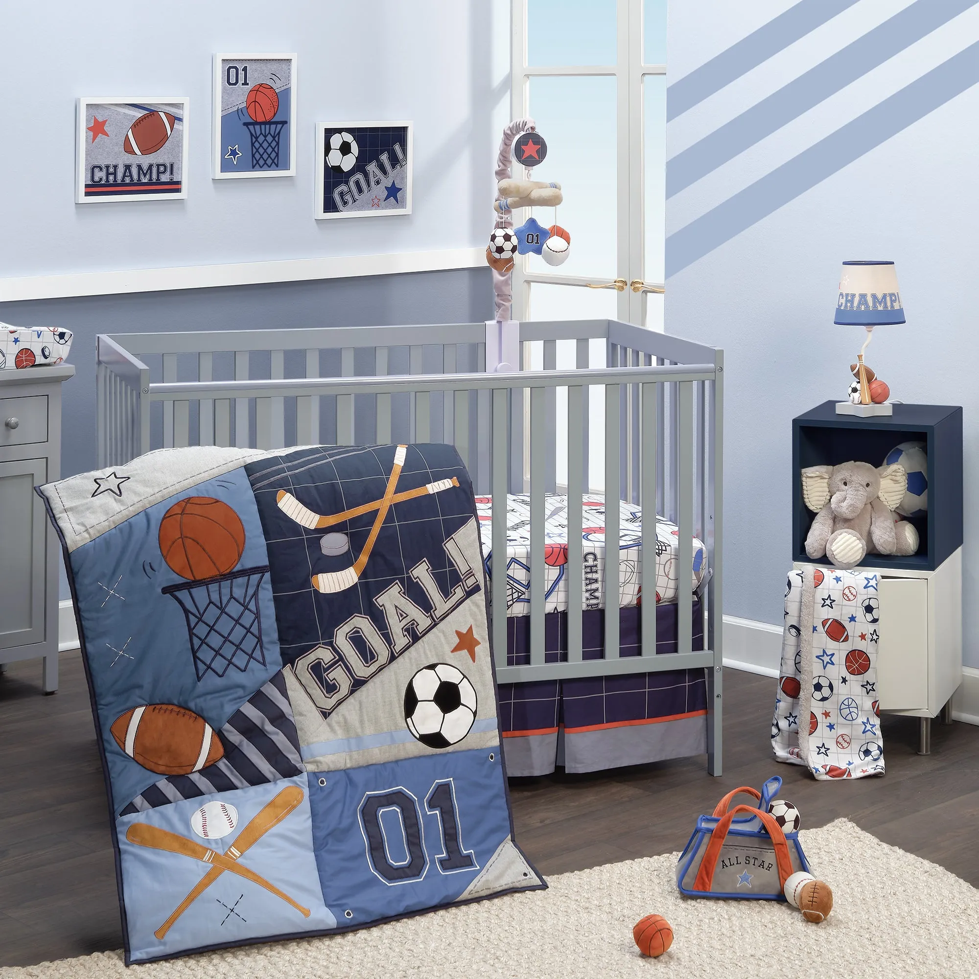 Baby Sports Musical Baby Crib Mobile