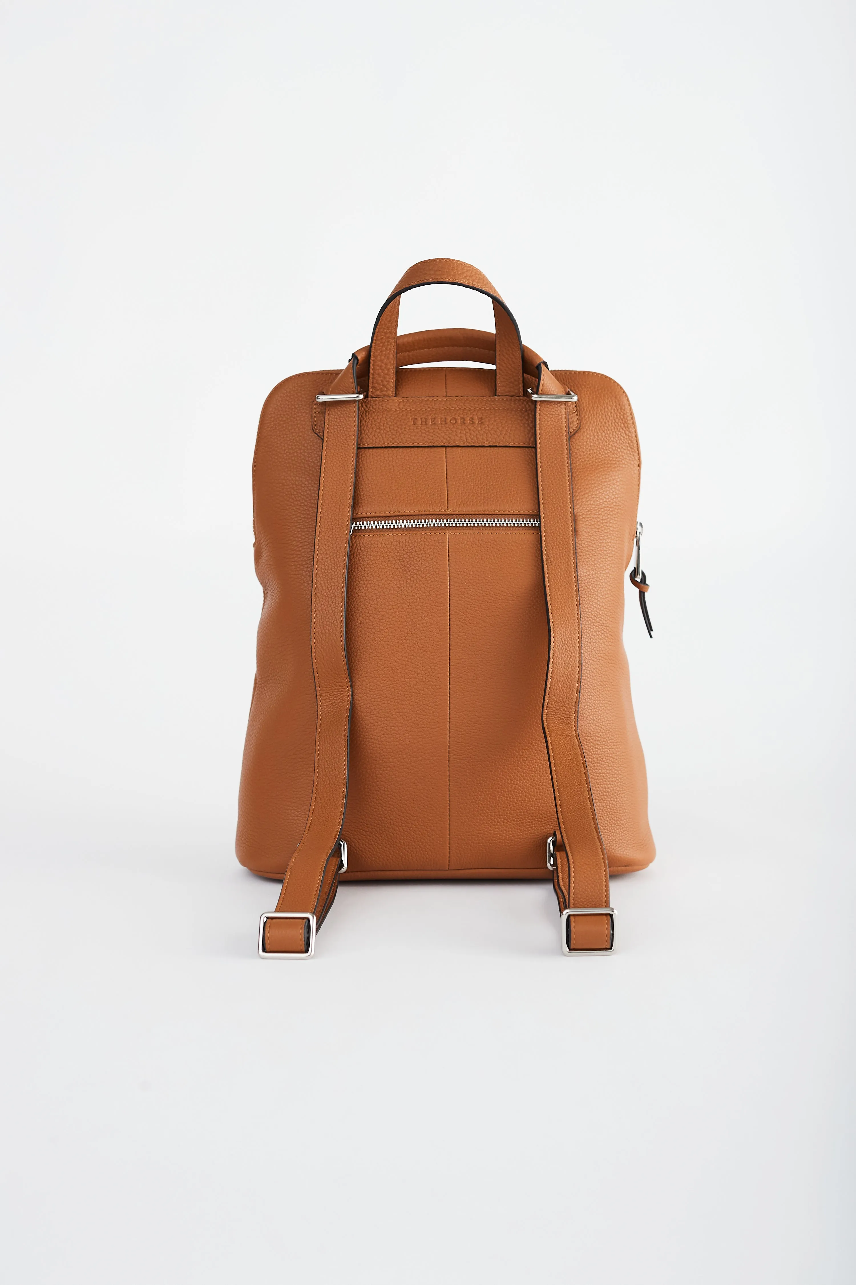 Backpack: Tan Pebbled Leather