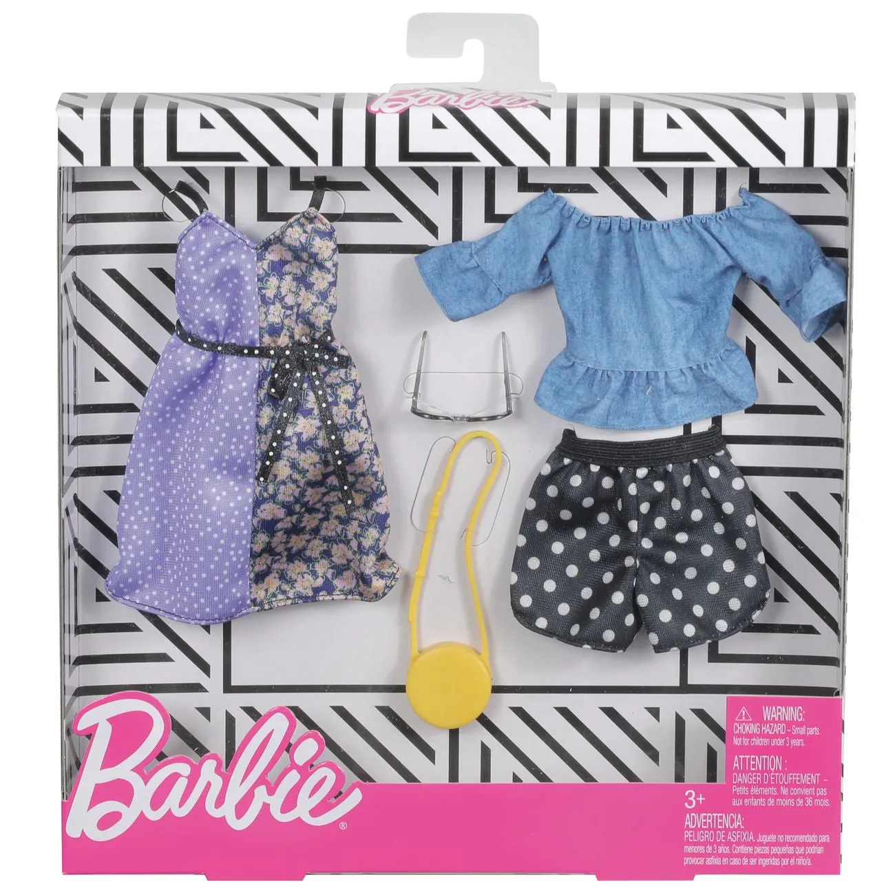 Barbie Fashion 2 Pack Polka Dots Outfit