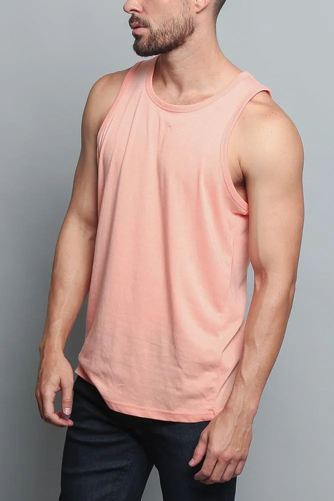 Basic Essential Straight Hem Long Length Tank Top (New Colorways)