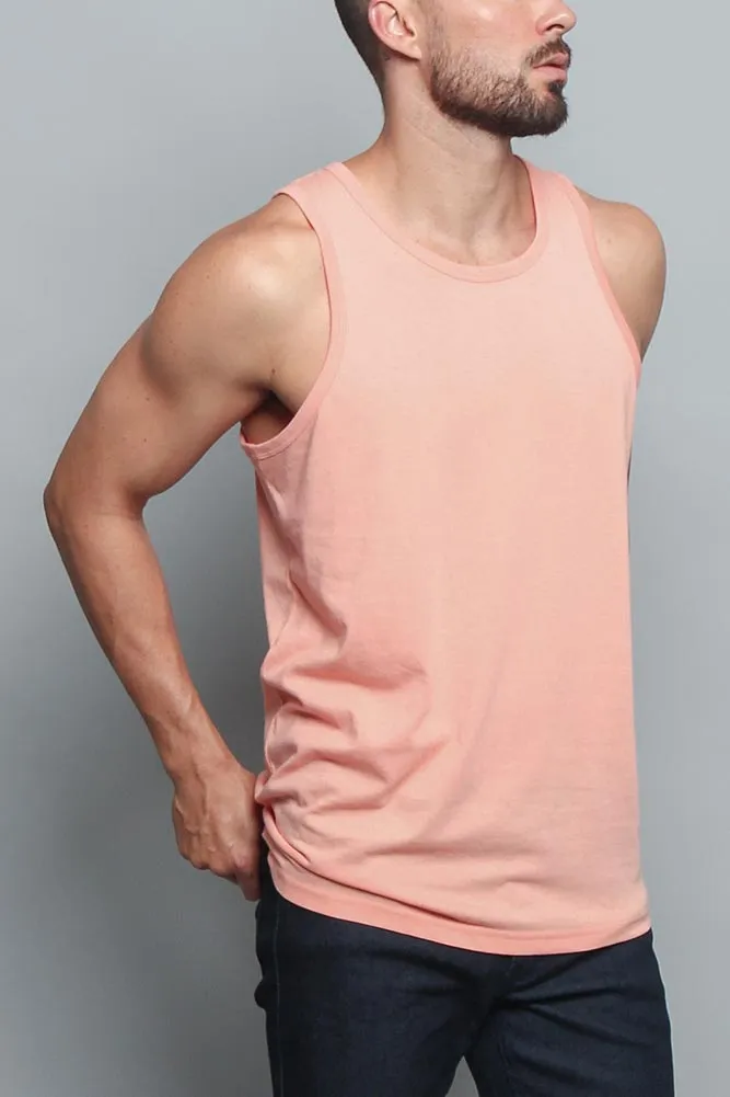 Basic Essential Straight Hem Long Length Tank Top (New Colorways)