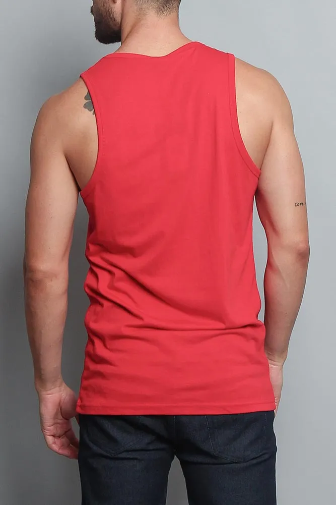 Basic Essential Straight Hem Long Length Tank Top (New Colorways)