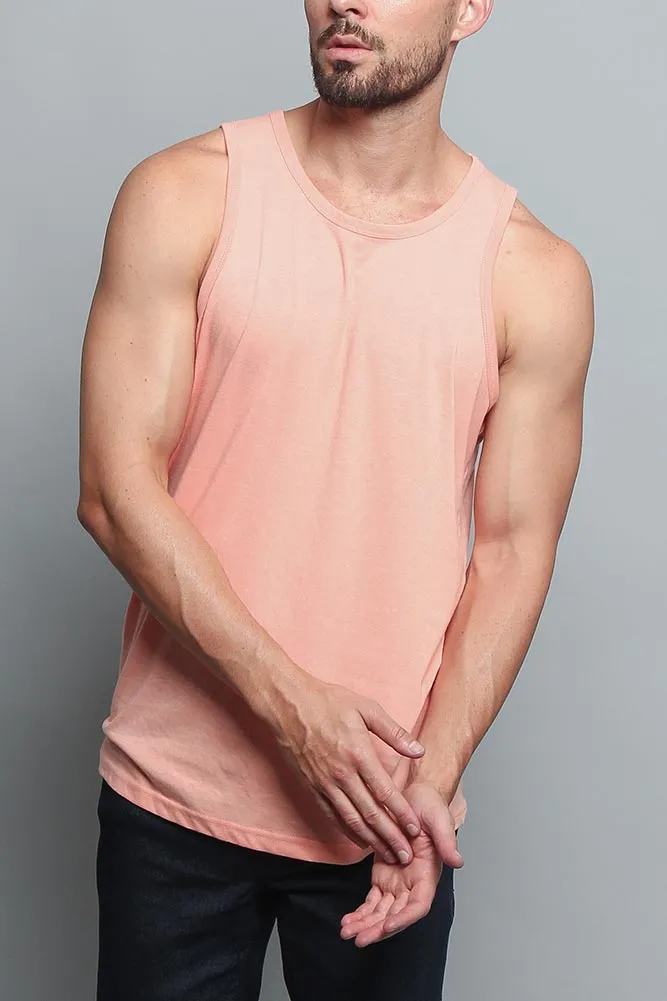 Basic Essential Straight Hem Long Length Tank Top (New Colorways)