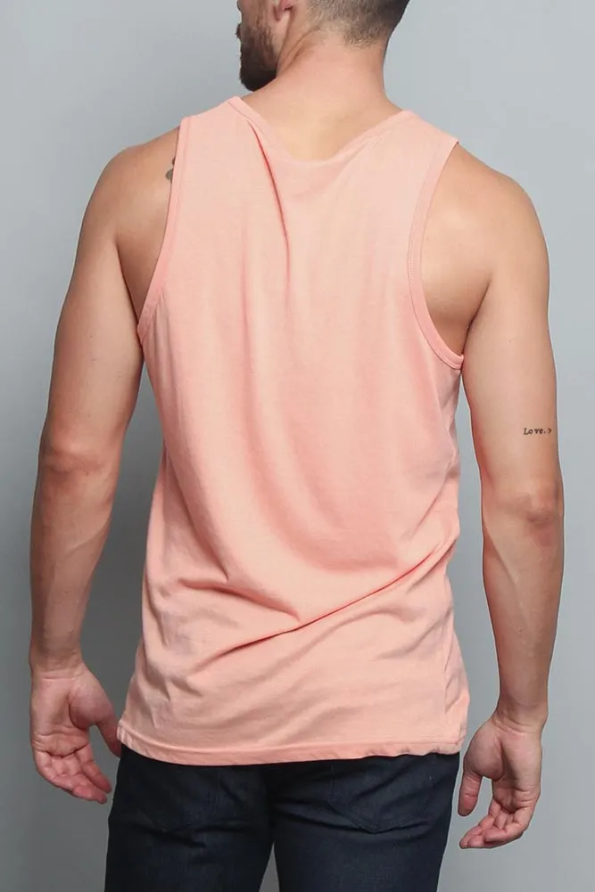 Basic Essential Straight Hem Long Length Tank Top (New Colorways)