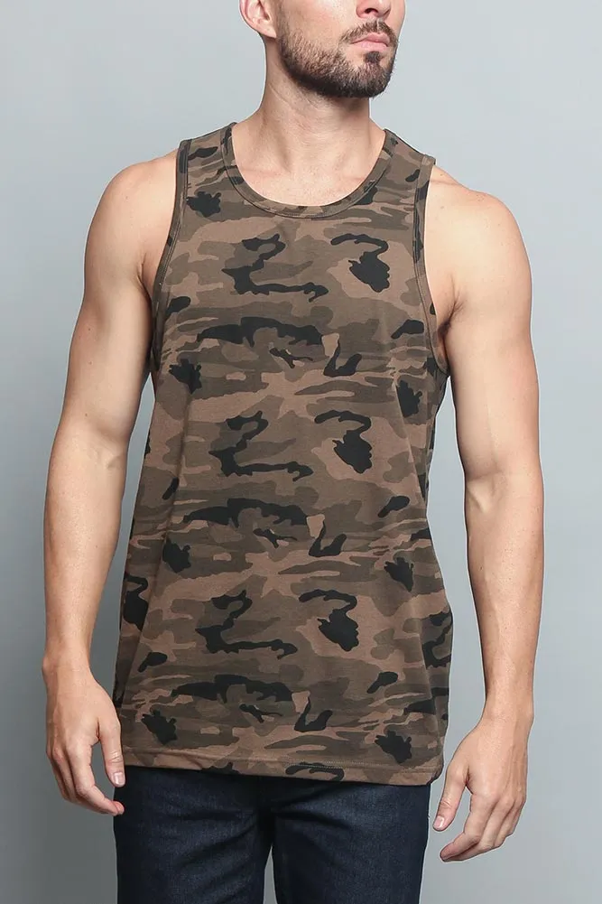 Basic Essential Straight Hem Long Length Tank Top (New Colorways)