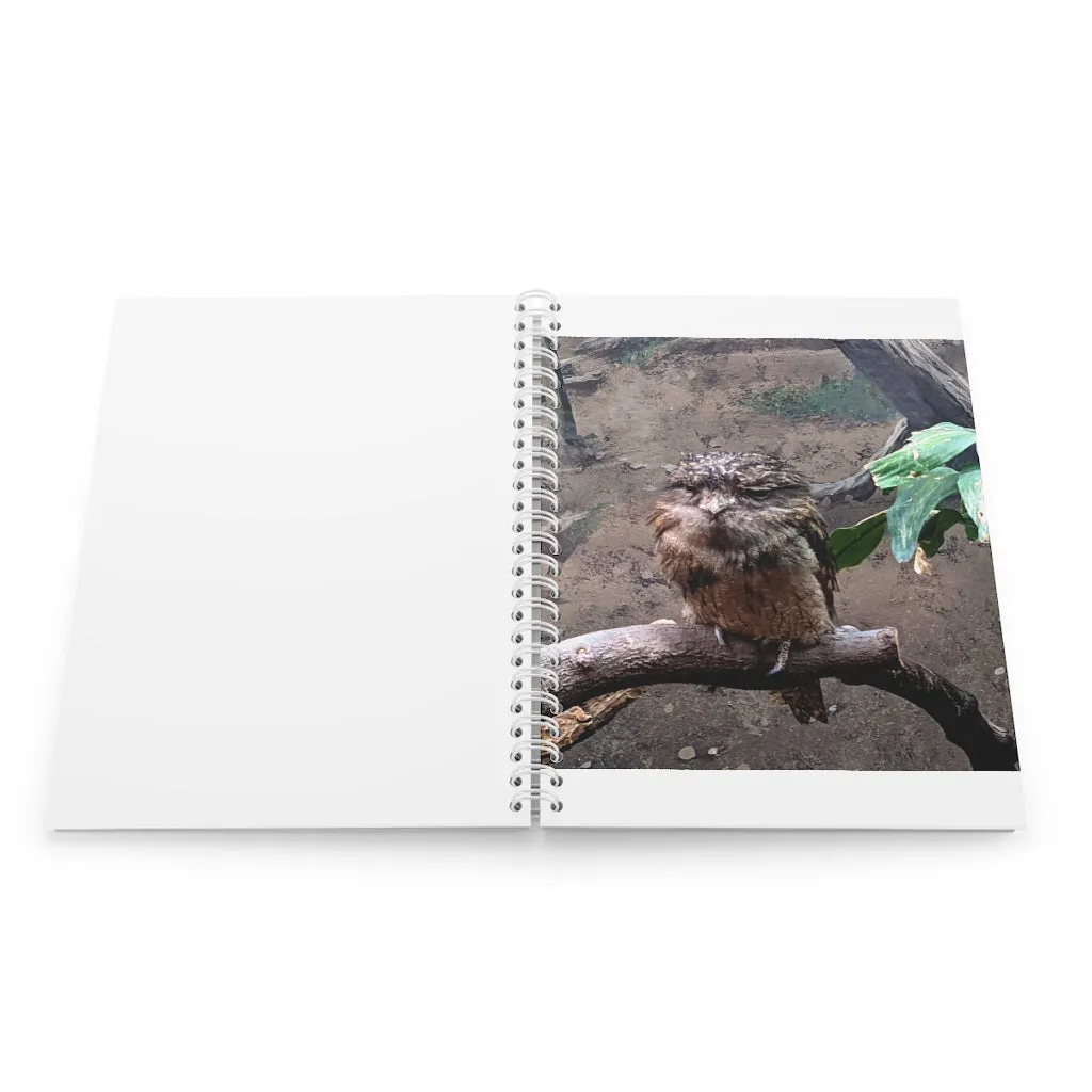 Bird Owl Spiral Notebook