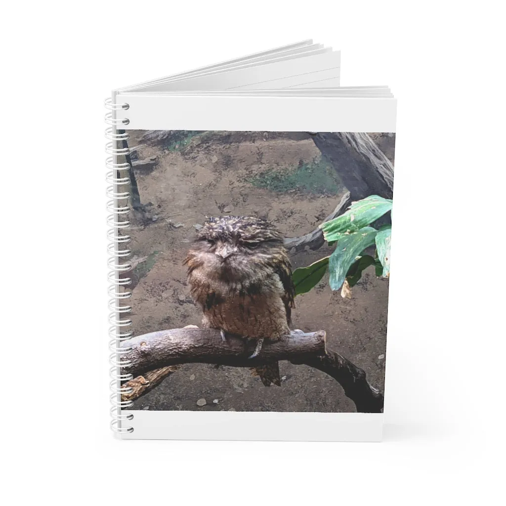 Bird Owl Spiral Notebook