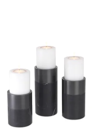 Bronze Candle Holder Set (3) | Eichholtz Sierra