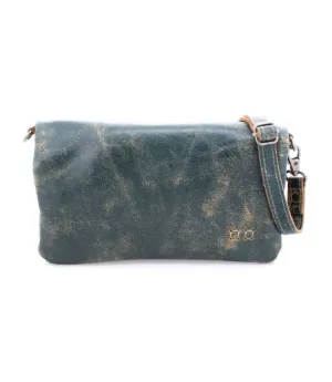 Cadence Dark Teal Lux Convertible Clutch