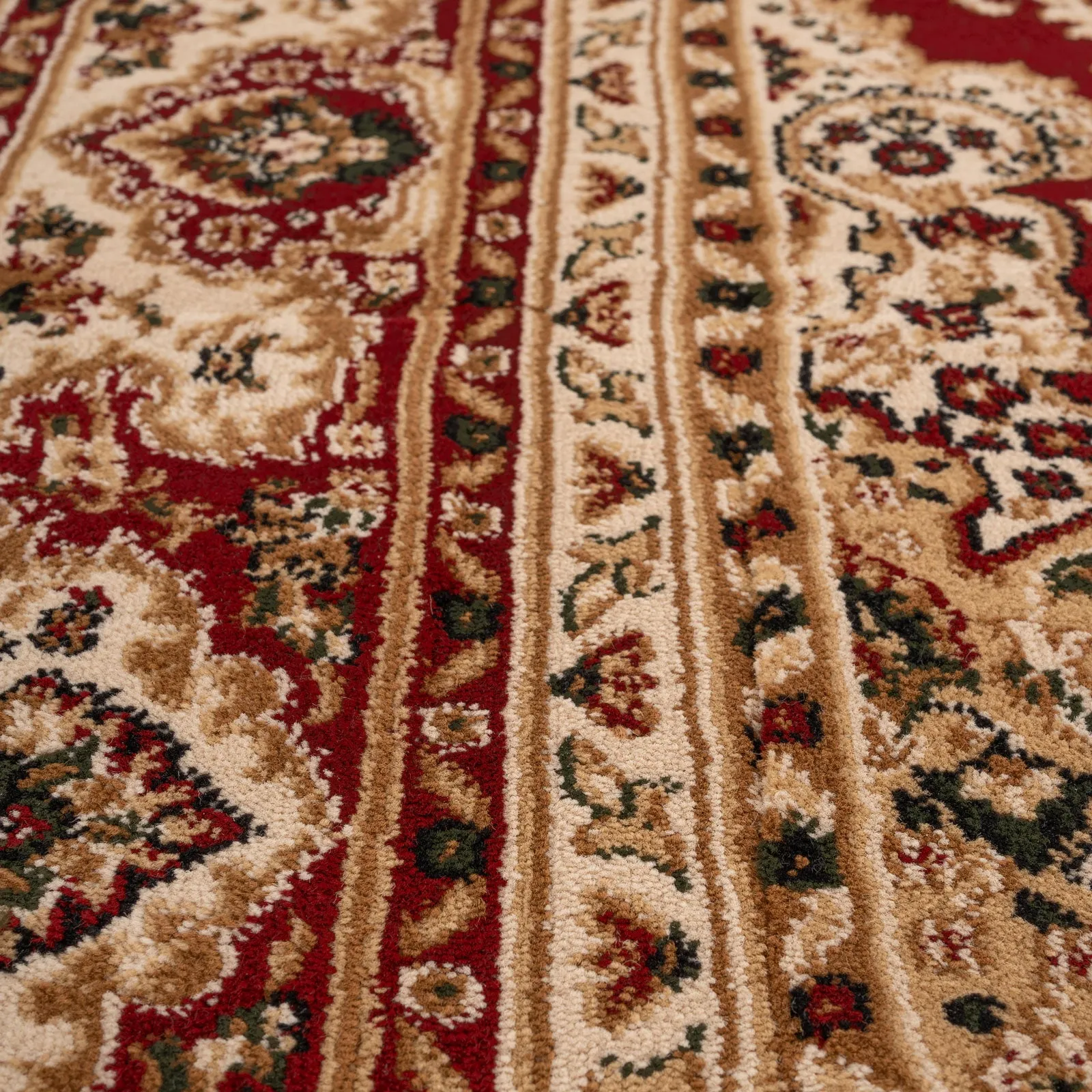 Classic Red Medallion Runner Rug - Sonam