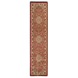 Classic Red Medallion Runner Rug - Sonam