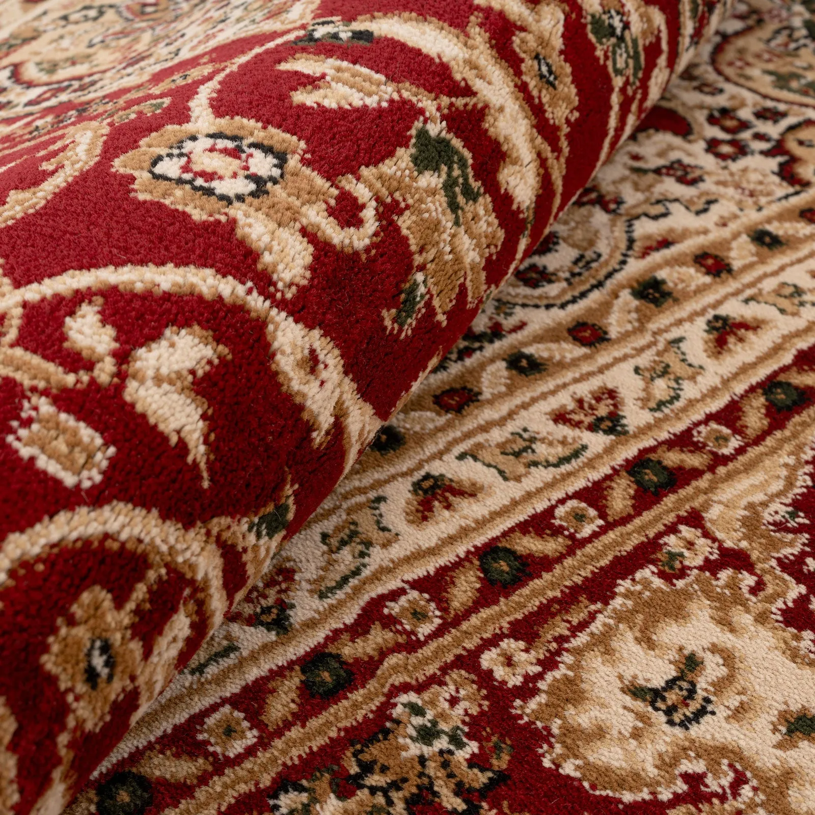 Classic Red Medallion Runner Rug - Sonam