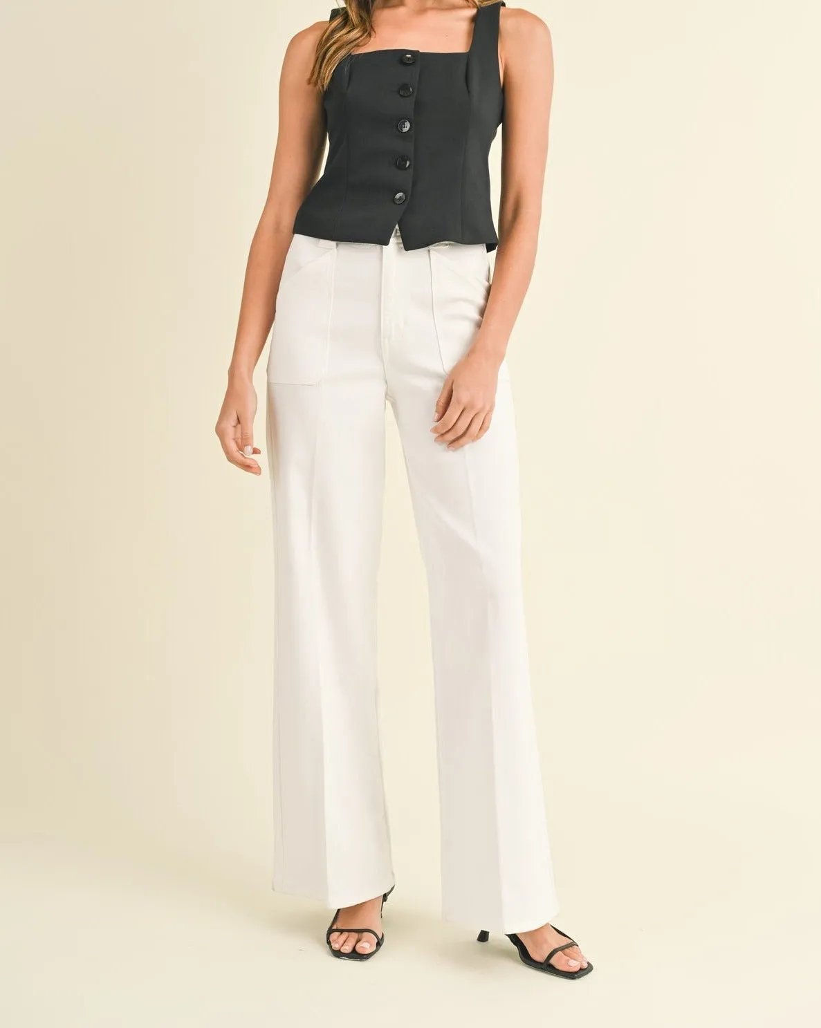 Colette PATCH POCKET WIDE LEG