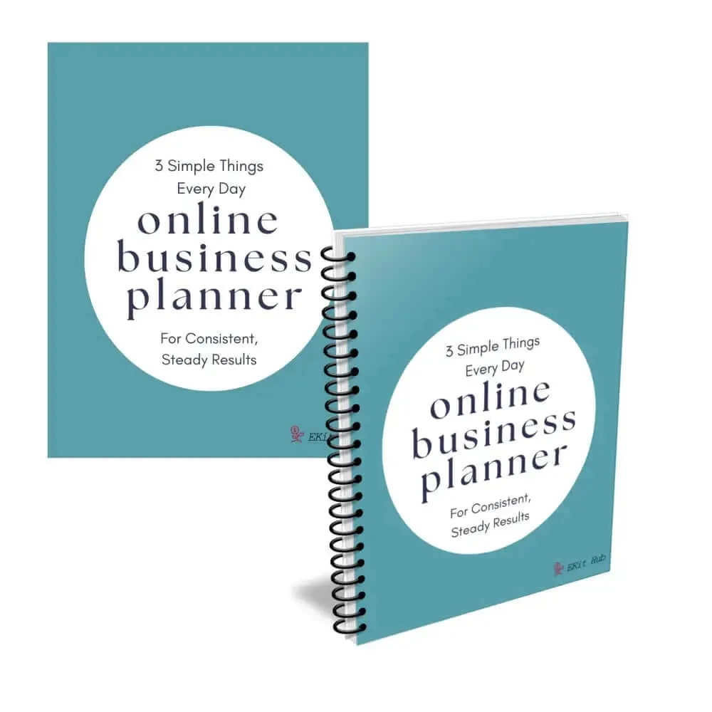 Customizable Online Business Planner - 3 Simple Things to Do  - PLR Rights