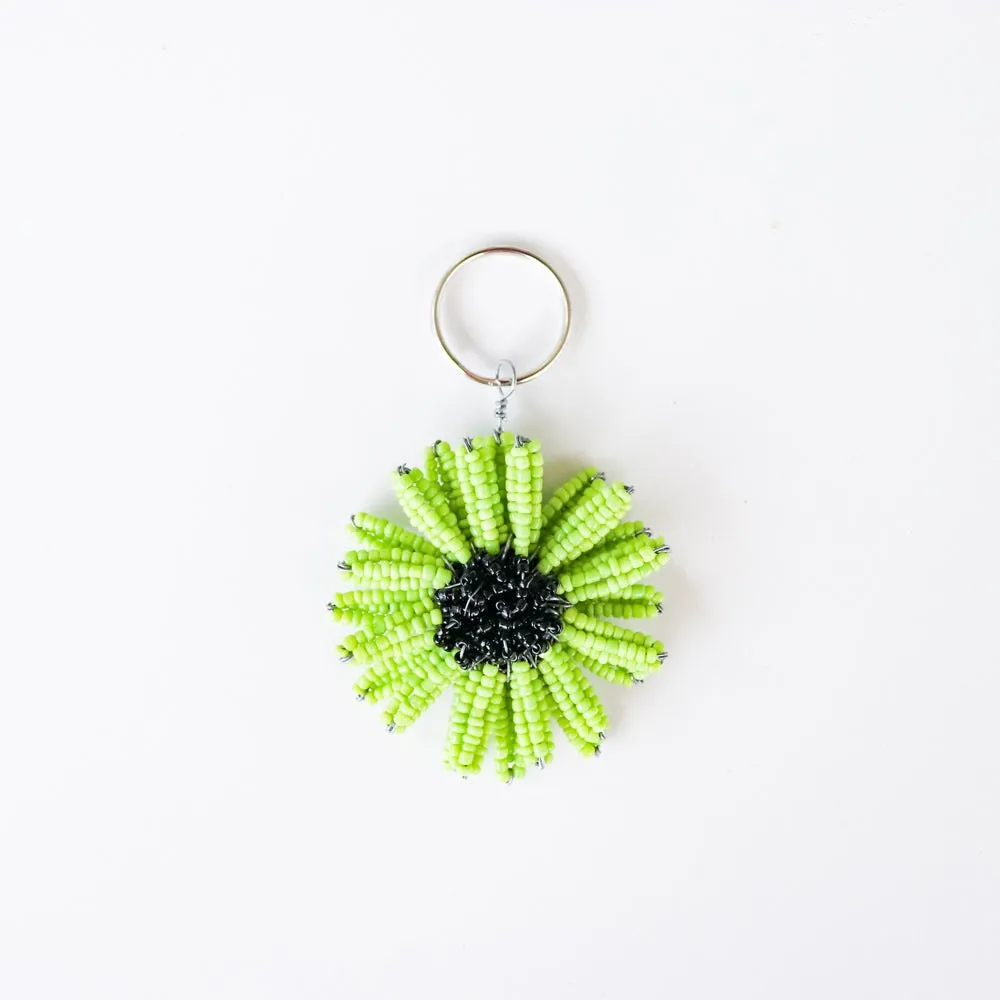 Daisy Flower Keychain