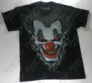 Dark Fantasy - Green Clown Liquid Blue Shirt