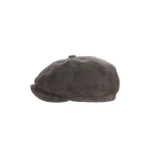 Edison Weathered Leather Cap