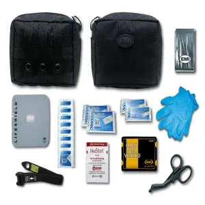 EMI 9138 Active Shooter/Bleed Aid Deluxe Kit, Black, 1 Kit