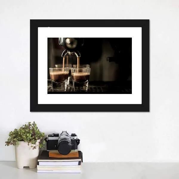 Espresso Coffee Canvas Wall Art