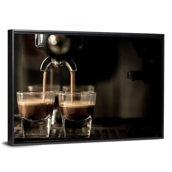 Espresso Coffee Canvas Wall Art