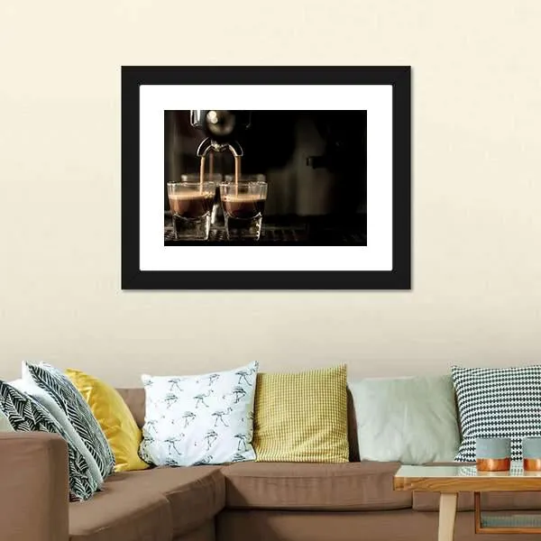 Espresso Coffee Canvas Wall Art