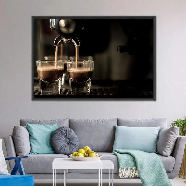 Espresso Coffee Canvas Wall Art