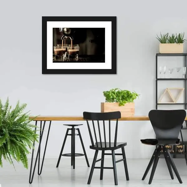 Espresso Coffee Canvas Wall Art