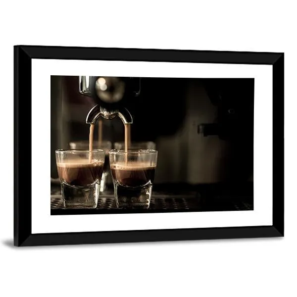 Espresso Coffee Canvas Wall Art