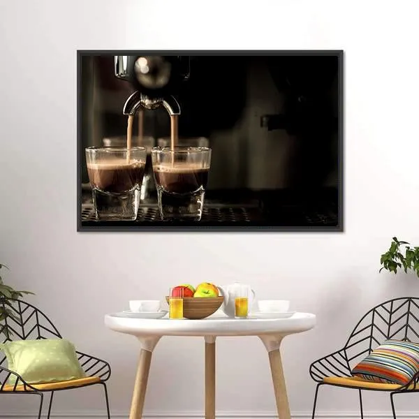 Espresso Coffee Canvas Wall Art