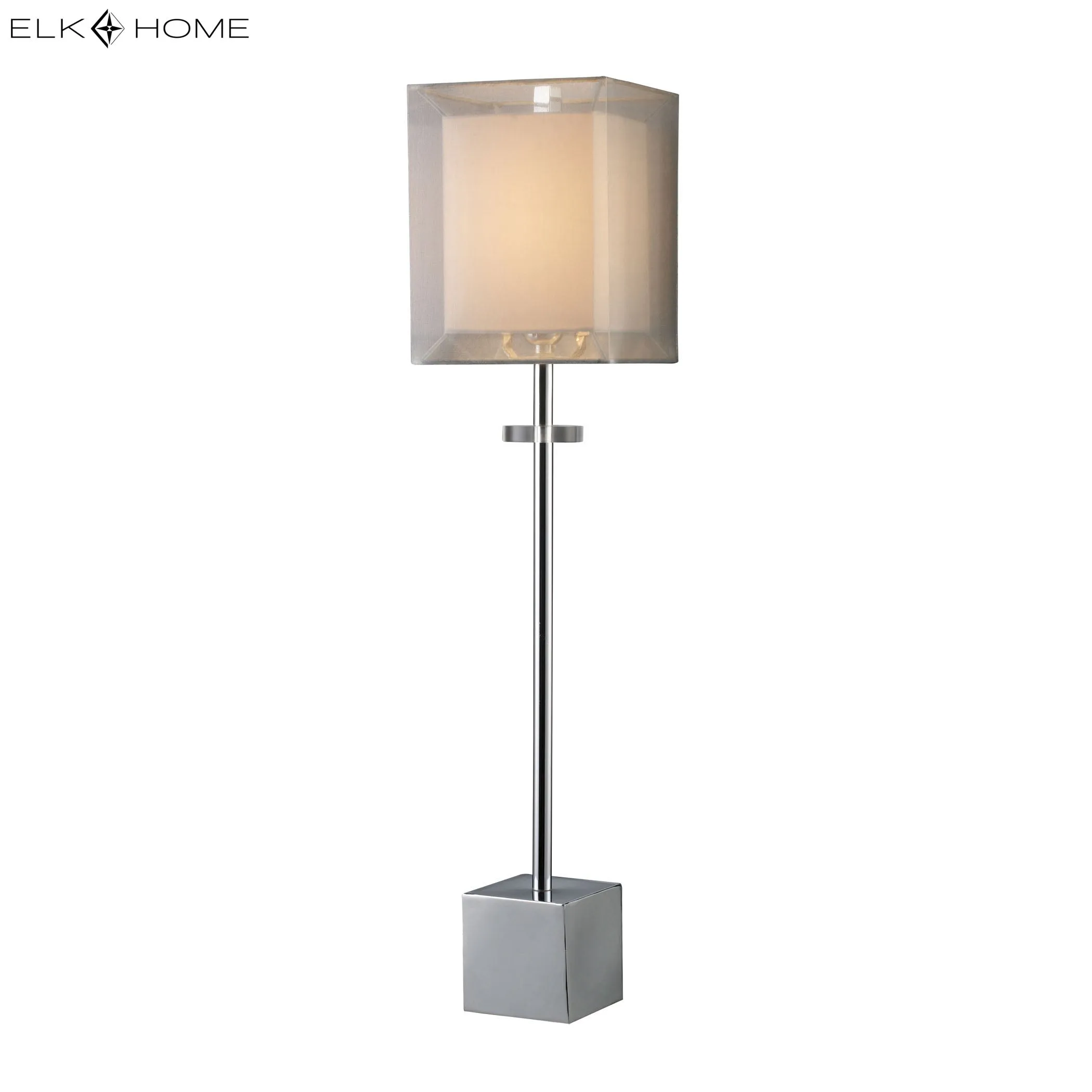 Exeter 30" Table Lamp in Chrome