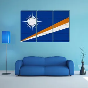 Flag Of The Marshall Islands Canvas Wall Art