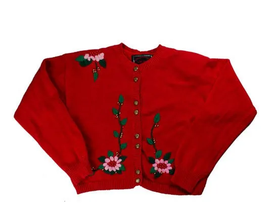 Flowers And Vines-X-Small Christmas Sweater