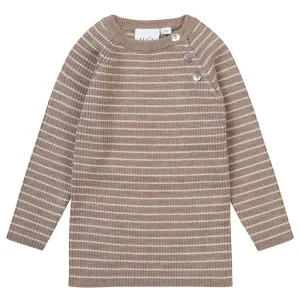 Flöss Ash Melange/Oat Melange Flye Sweater Wool