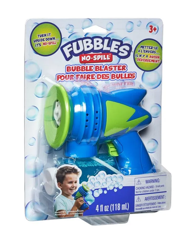 FUBBLES NO-SPILL BUBBLE BLASTER ASSORTED STYLES