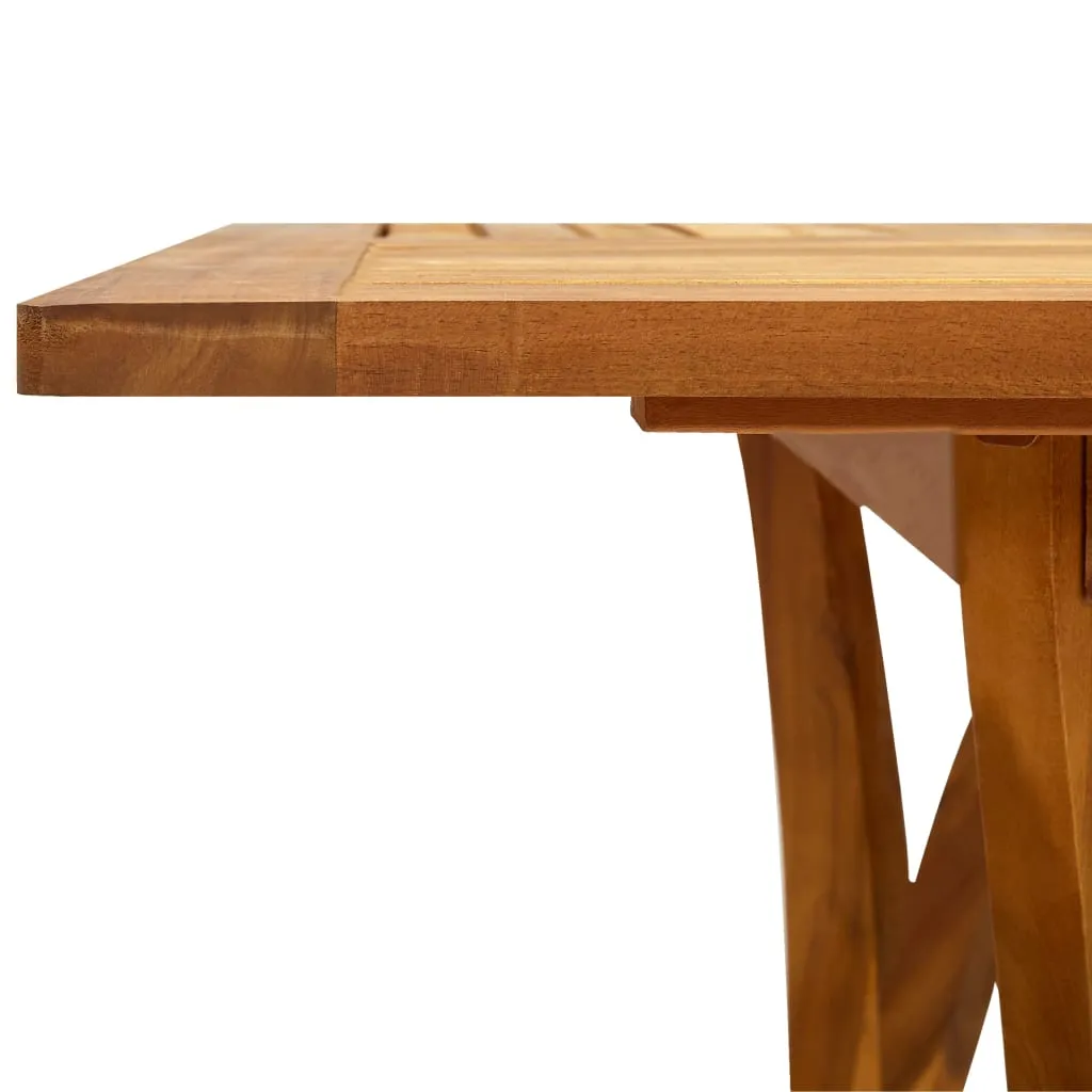 Garden Table 150x90x75 cm Solid Acacia Wood