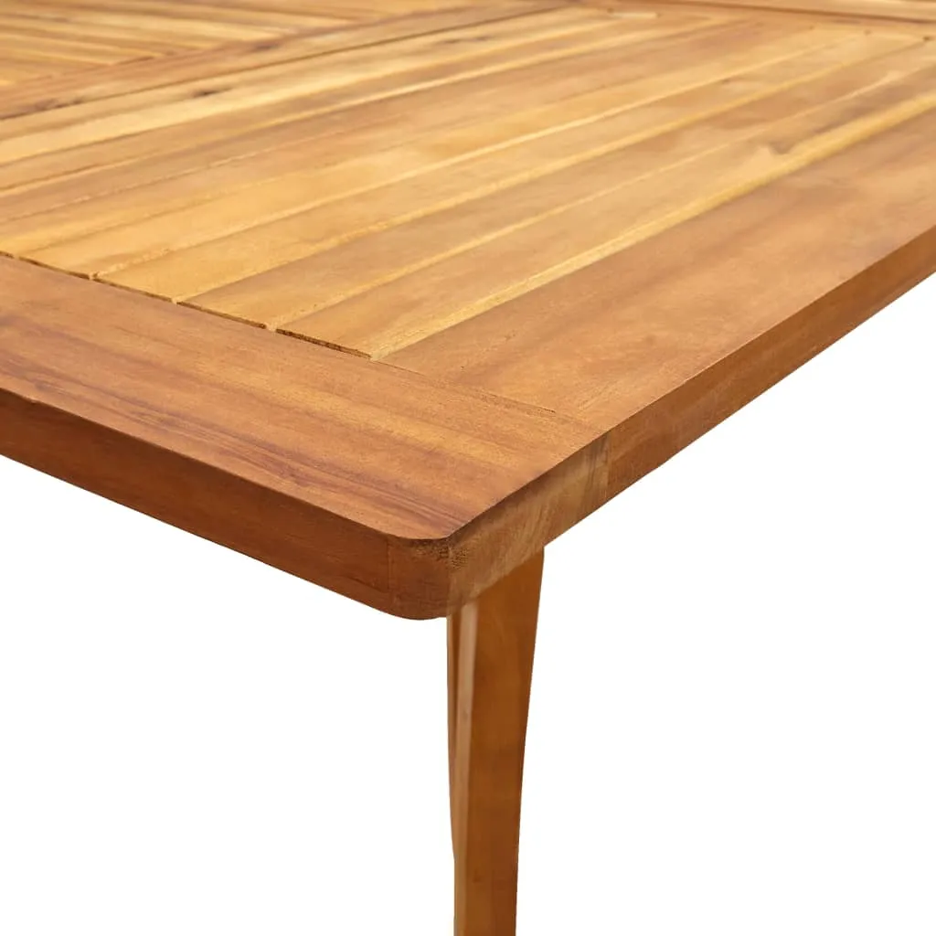 Garden Table 150x90x75 cm Solid Acacia Wood