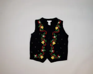 Golden Bells-Small Christmas Sweater