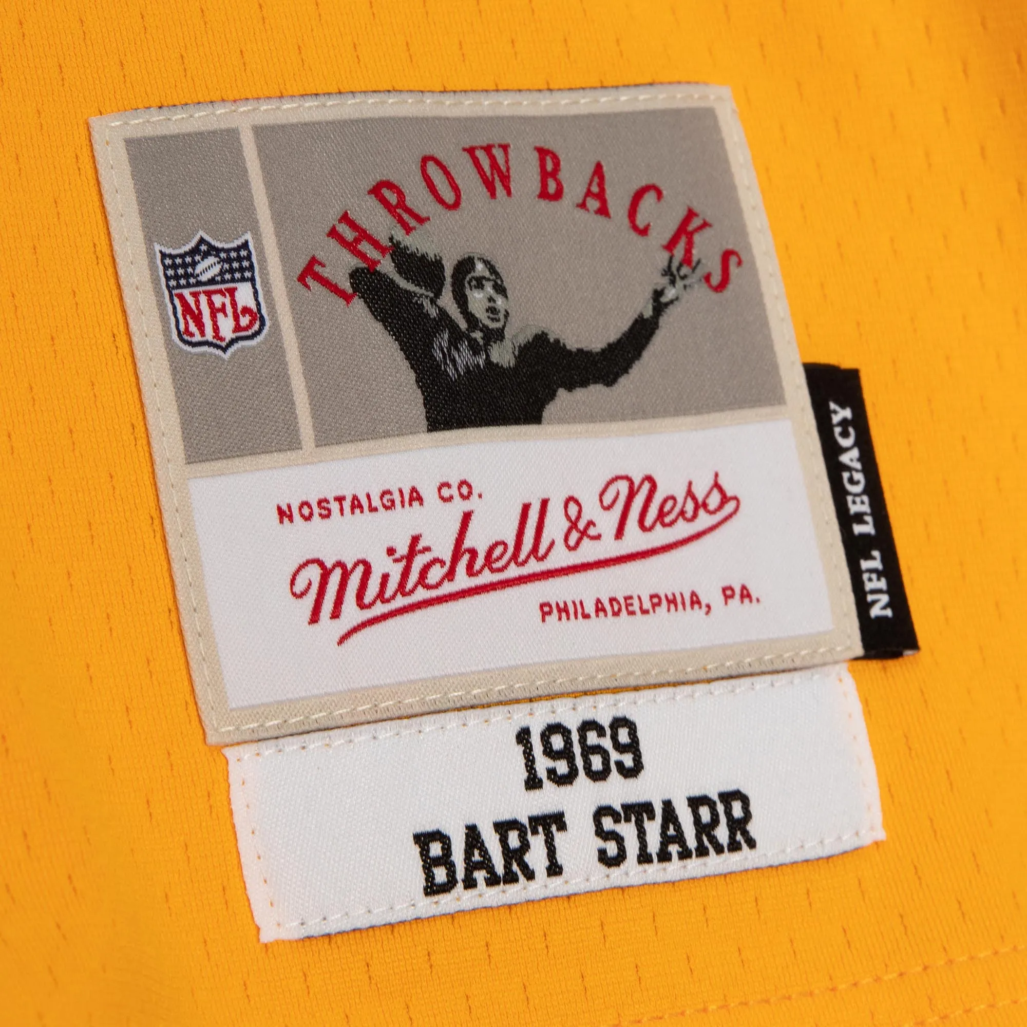 Green Bay Packers Bart Starr 1969 Split Legacy Jersey