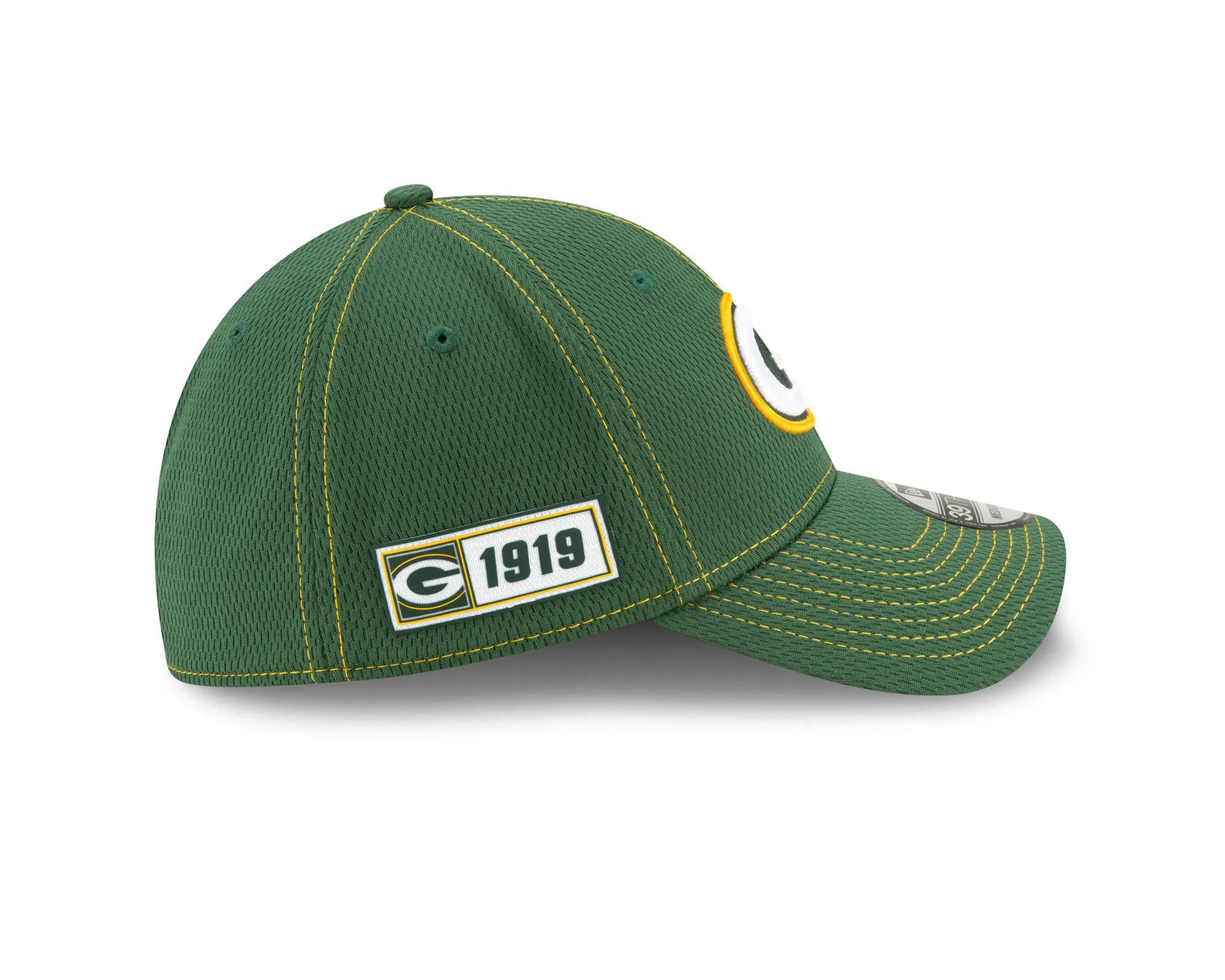 Green Bay Packers Sideline Road 39THIRTY Stretch Fit Cap