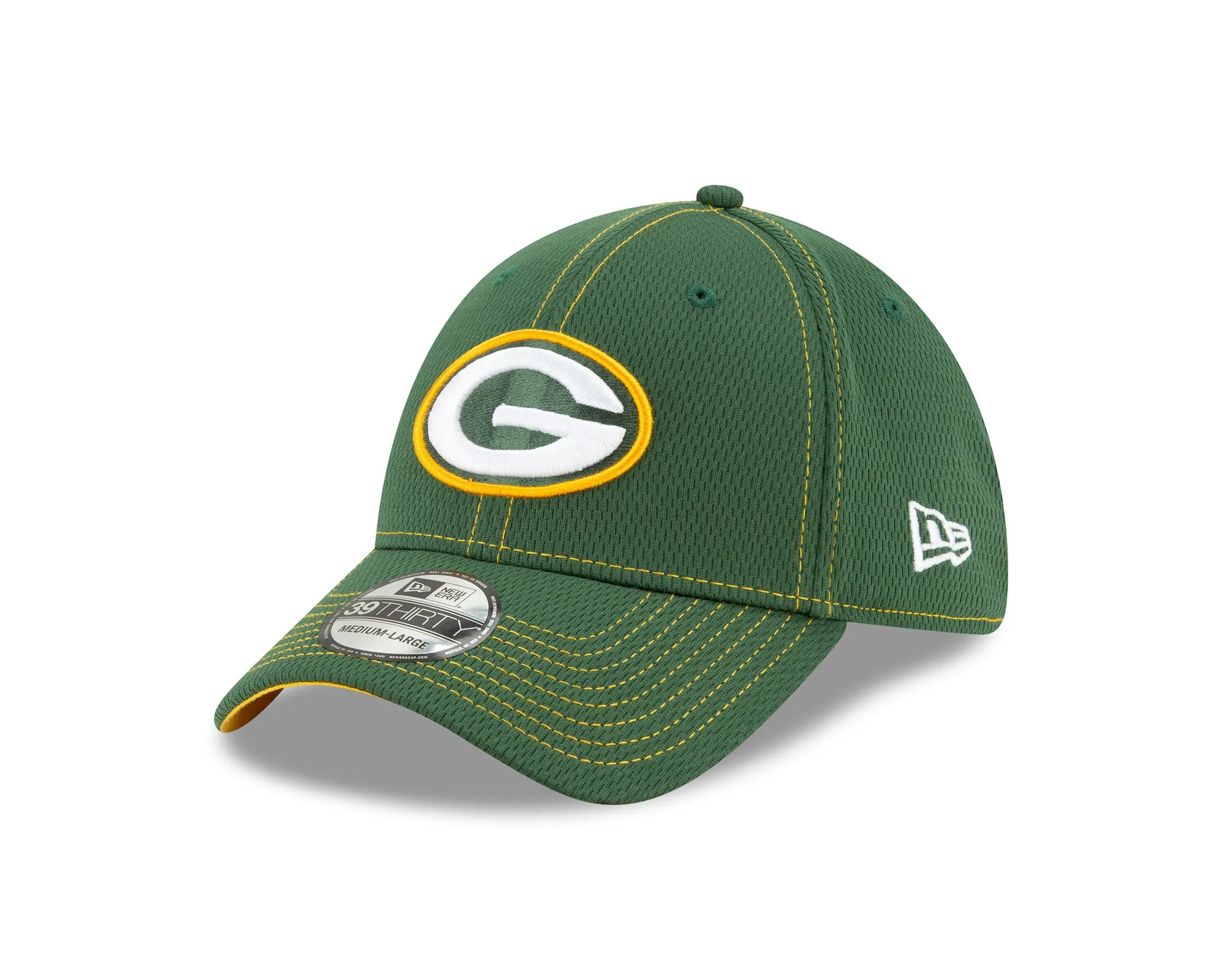 Green Bay Packers Sideline Road 39THIRTY Stretch Fit Cap