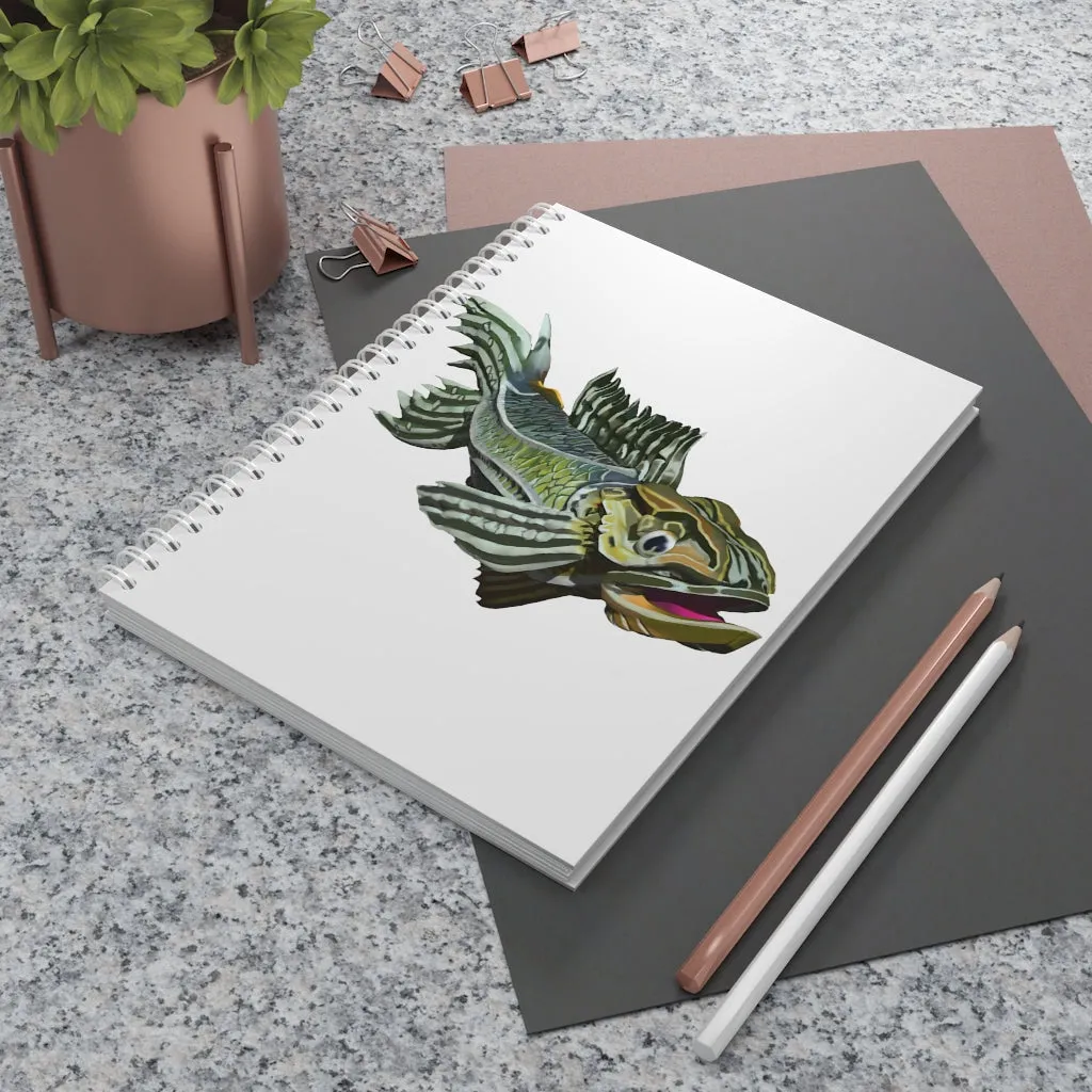 Green Fish Spiral Notebook