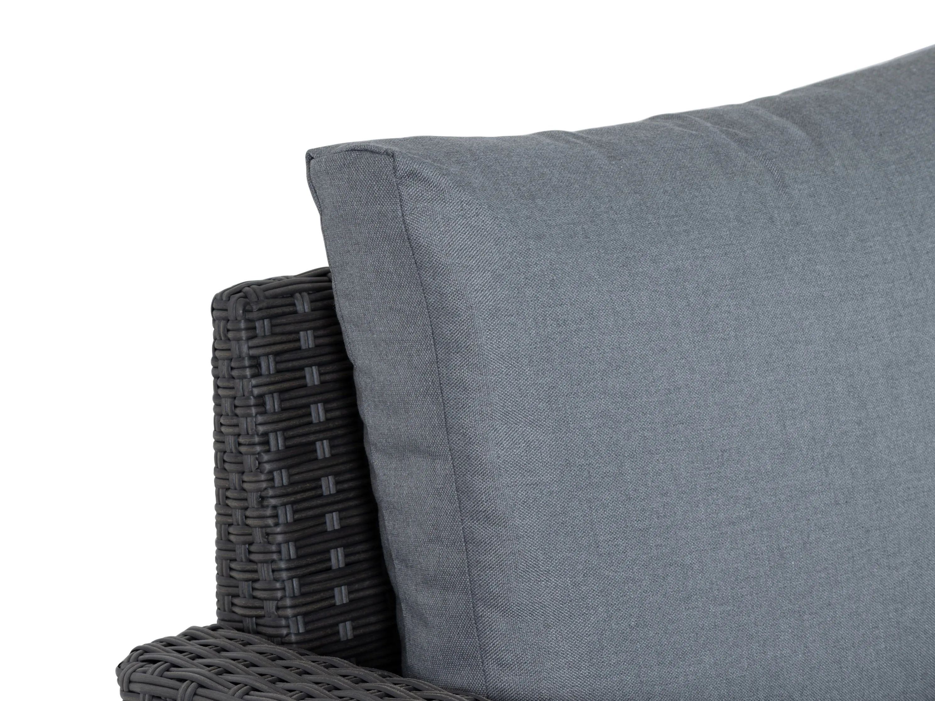 Grey Outdoor Sectional Left Arm Chair