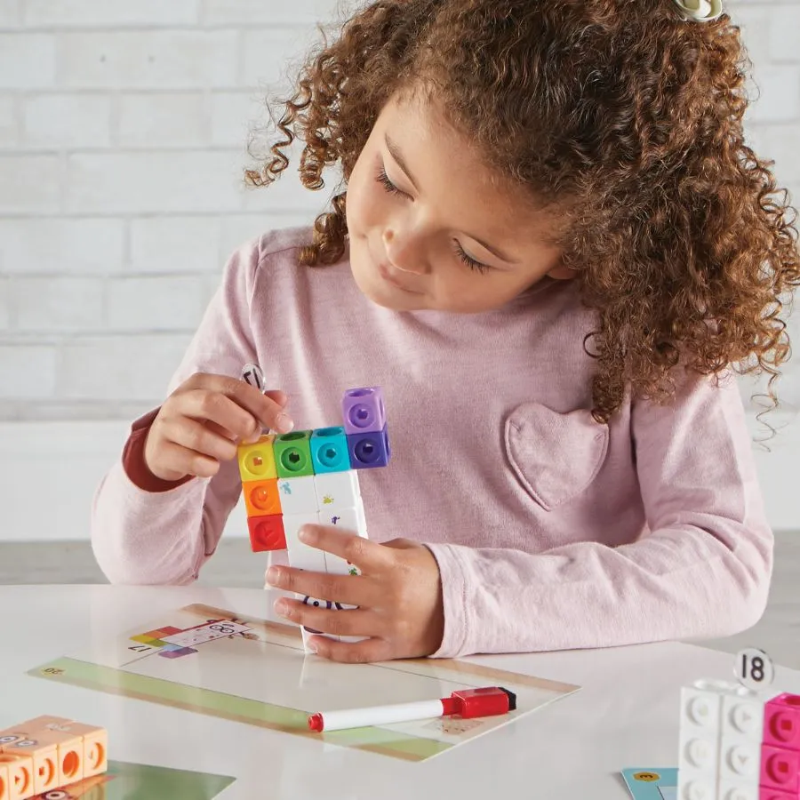 hand2mind - Numberblocks MathLink Cubes 11-20 Activity Set