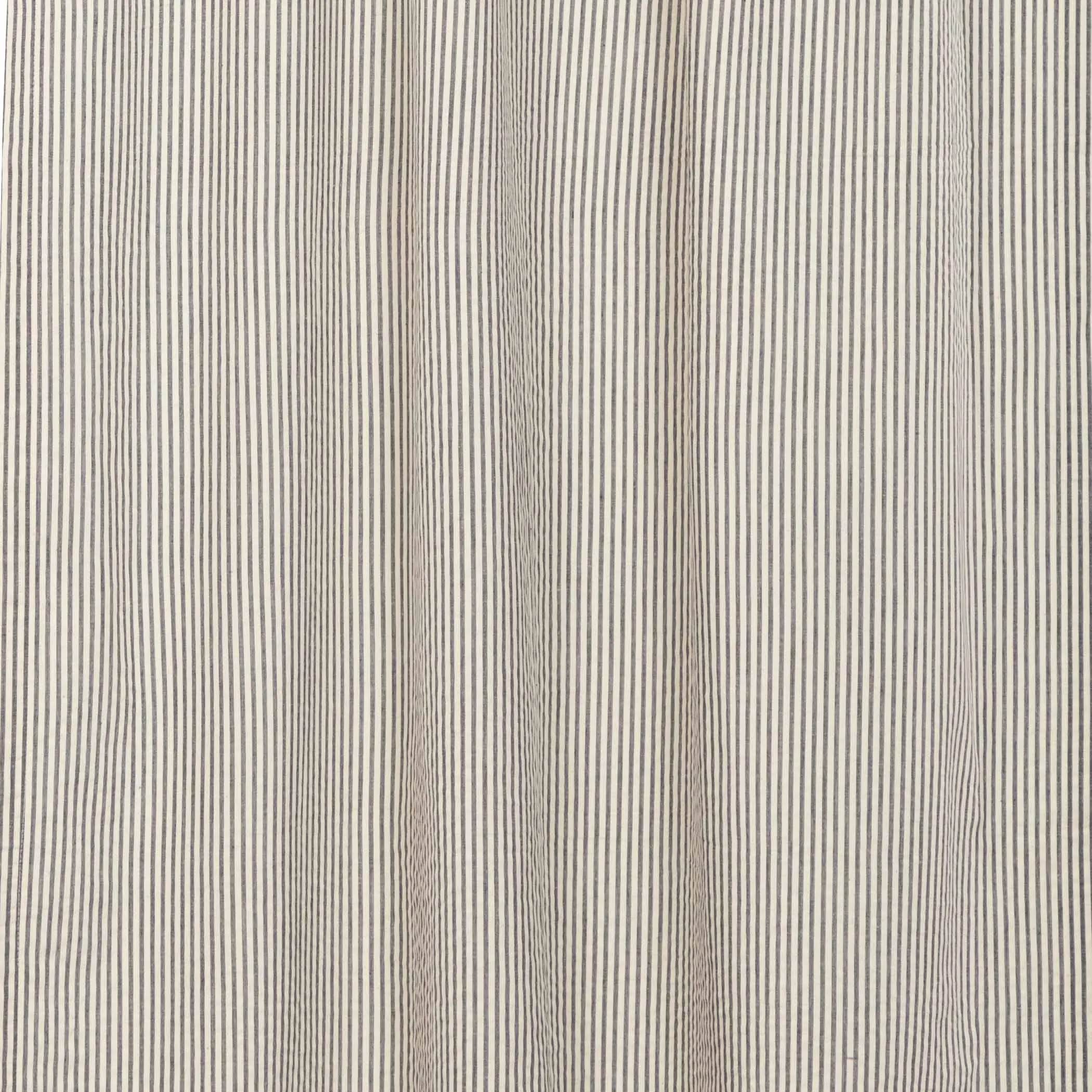 Hatteras Seersucker Ticking Stripe Swag Set of 2