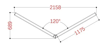 High Lumen Work Lamp Arrow Shape Indicator Light for the Showroom and Commercial Uses